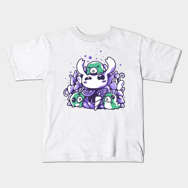 Grubs Protector Kids T-Shirt by evasinmas